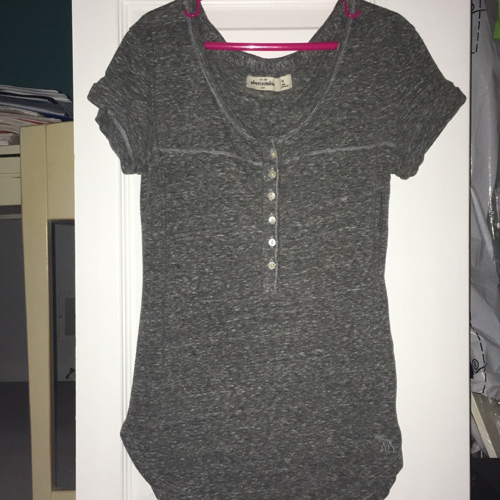 Abercrombie Kids Heather Gray Tee